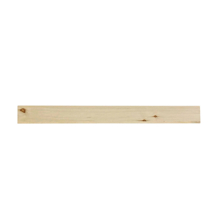 Cecilia Fireplace Shelf Mantel Millwood Pines Size (Depth x Front x Back): 6" D Shelf Length: 66", Finish: Unfinished
