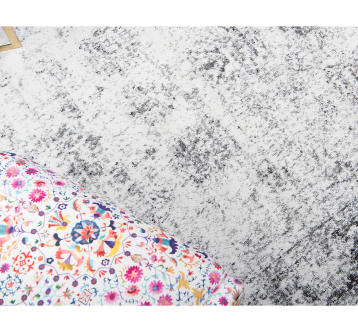 Brandt Floral Gray Area Rug Mistana™ Rug Size: Rectangle 8' x 10'