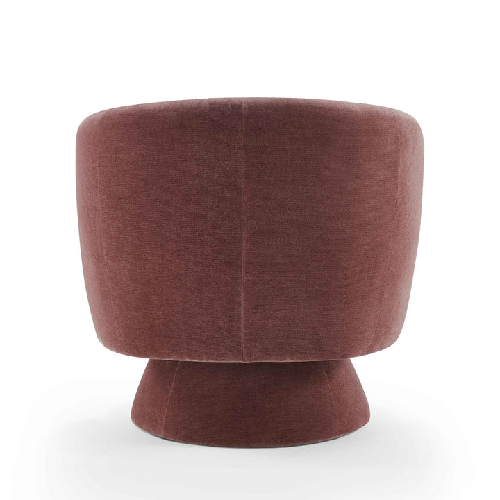 Saboor MINIMORE Modern Style Swivel Accent Chair Orren Ellis Fabric: Lavender Rayon
