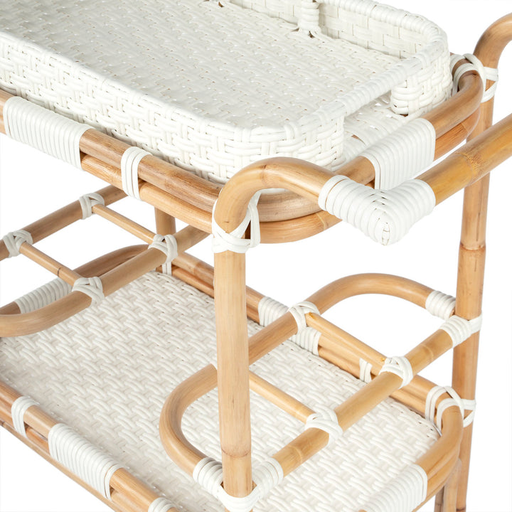 Domenica Bar Cart Joss & Main Top Color: White