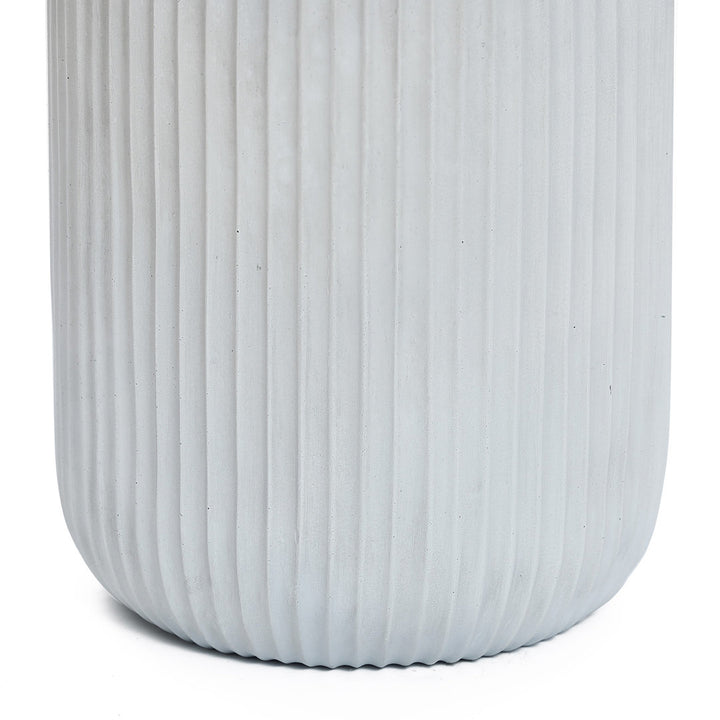 Tommen Cement Outdoor Side, End Table with Storage, Outdoor Accent Table, Housewarming Gifts Ivy Bronx