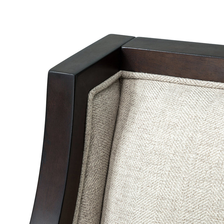 Akiyo 31" W Polyester Armchair Lark Manor™ Fabric: Linen 100% Polyester