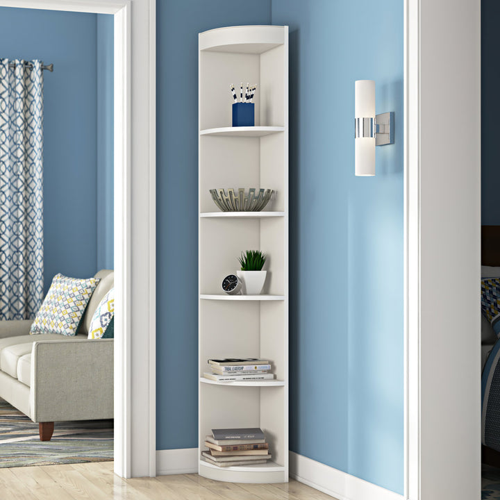 Neffs 77" H x 12" W Corner Bookcase Wade Logan®
