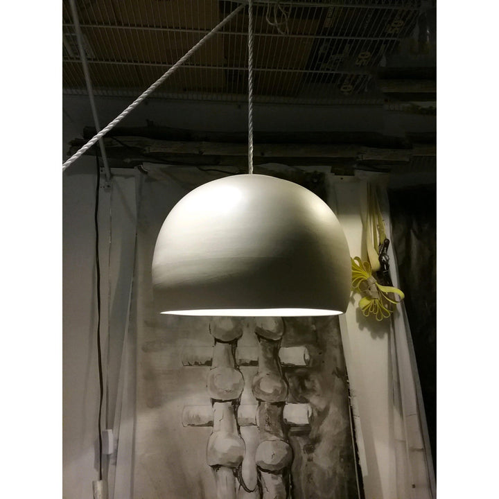Clay 1 - Light Pendant Hammers and Heels Shade Color: Matte Black Bulb Included: No, Finish: Brass Braided