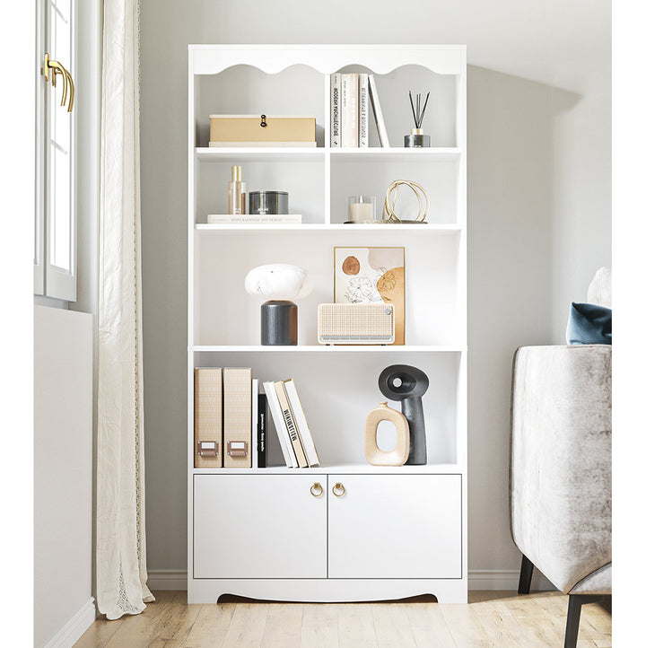 Saxapahaw 63" H x 31.5" W Standard Bookcase Ebern Designs