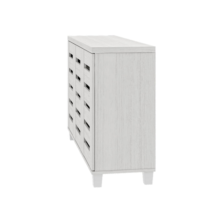 Lismore 16 Pair Shoe Storage Cabinet Steelside™ Finish: Pearl White