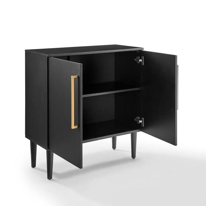 Ayinde 2 - Door Accent Cabinet Wade Logan® Color: Matte Black