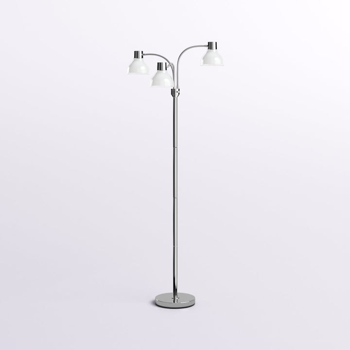 Lally 69" Tree Floor Lamp Wade Logan® Base Finish: Polished Nickel