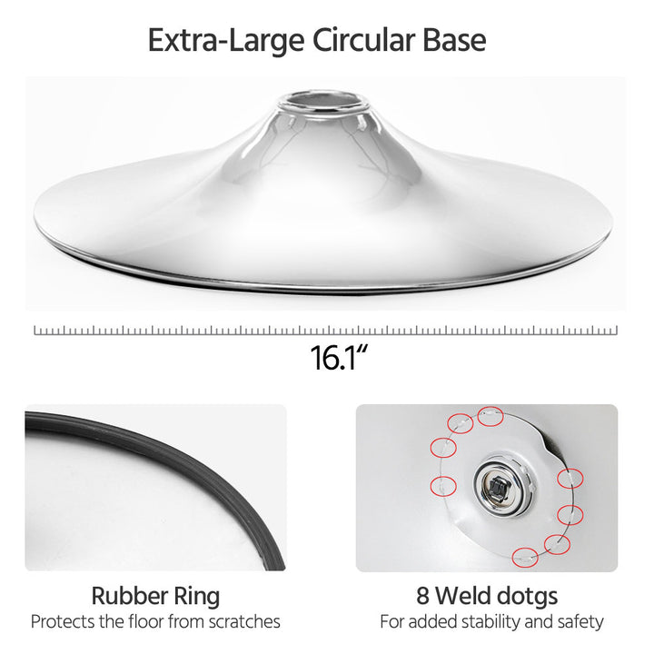 Leith Adjustable Height Swivel Bar Stool (Set of 2) Wade Logan®