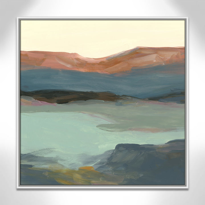 Rolling Bluffs by Carol Robinson - Painting Print Joss & Main Size: 31.5" H x 31.5" W x 2" D Format: White Framed Canvas