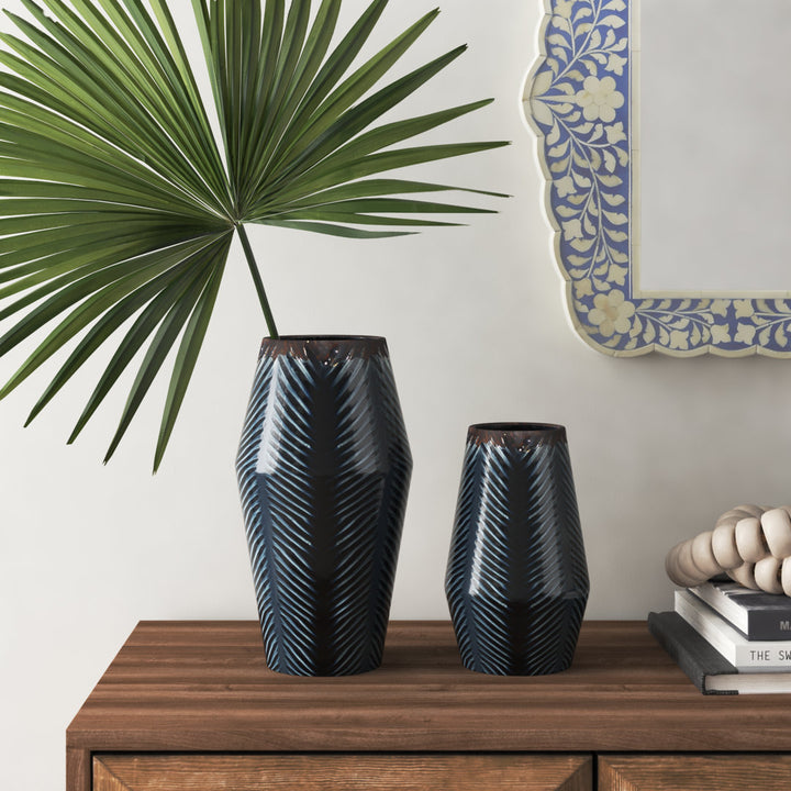 2 Piece Duren Ceramic Table Vase Set Mistana™