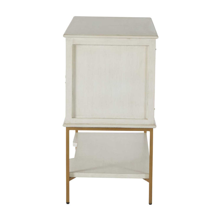 Riggs 2 - Drawer Iron Nightstand Gabby