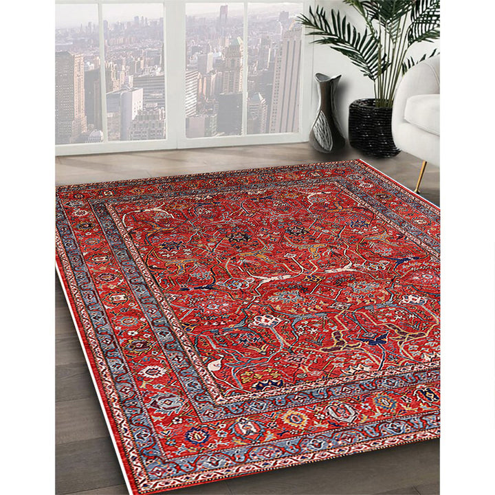 Frauke Oriental Red Area Rug Bungalow Rose Rug Size: Rectangle 8' x 10'