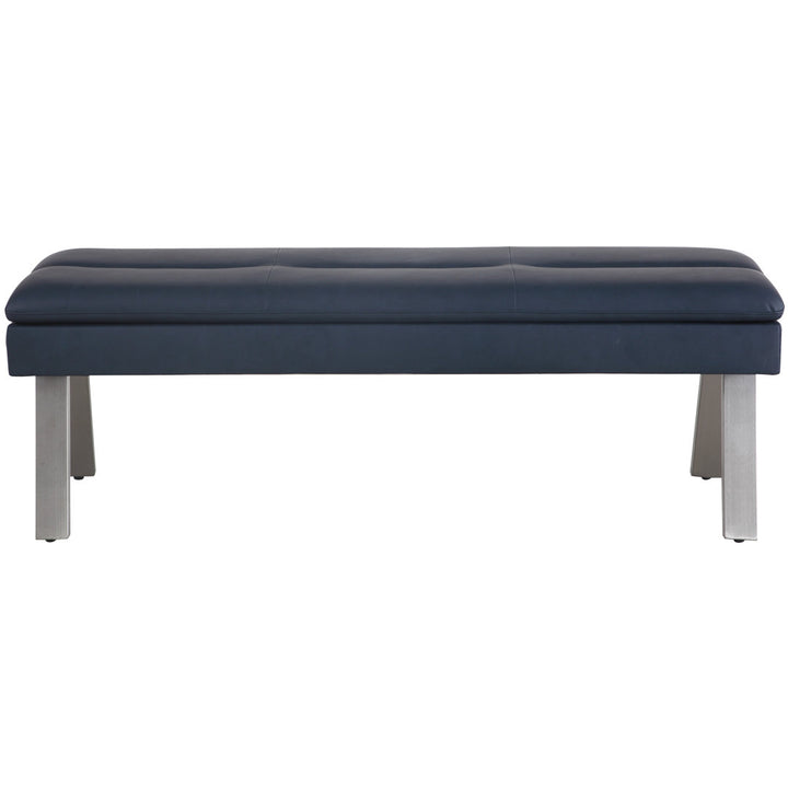 Melgoza Tufted Bench w/ Underseat Storage & Steel Legs Wade Logan®