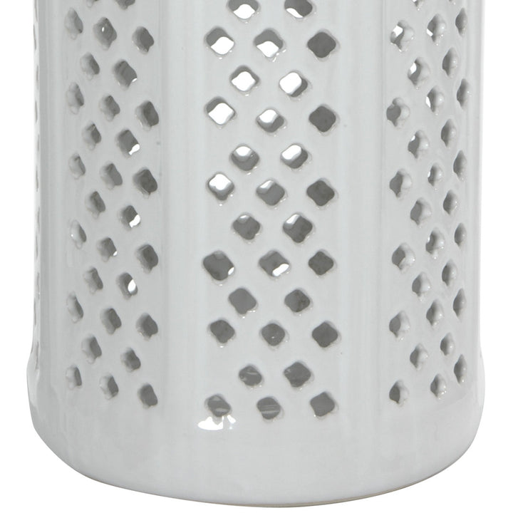 Carved Lattice Decorative Umbrella Stand Dakota Fields