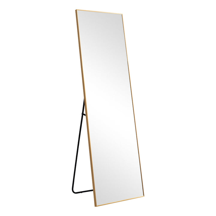 Koudia Metal Framed Standing Mirror Wrought Studio™ Size: 64" x 21" Finish: Gold