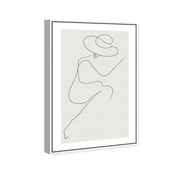 Fashion and Glam Sunday in The Park Accessories - Graphic Art on Canvas Oliver Gal Prints Size: 36" H x 24" W Format: White Framed