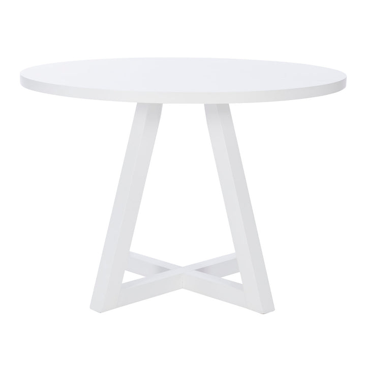 Ariarna 44" Round Solid Wood Pedestal Dining Table Lark Manor™