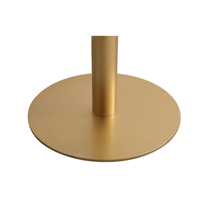 Brock Counter Height Dining Table Etta Avenue™ Top Color: White