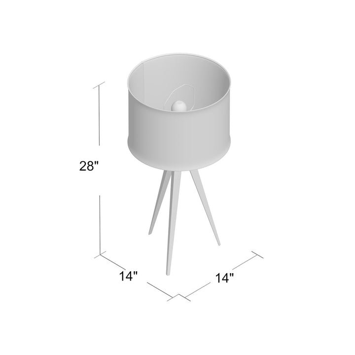 Cas 28" Black Tripod Table Lamp AllModern