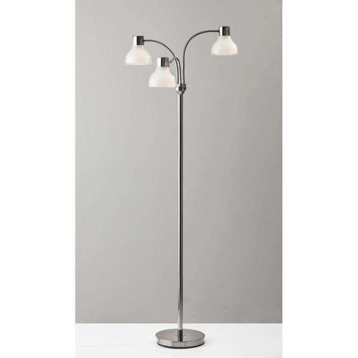 Lally 69" Tree Floor Lamp Wade Logan® Base Finish: Polished Nickel