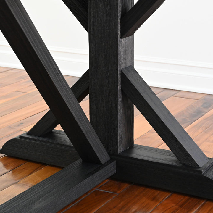 Fairmont 40" Pine Solid Wood Trestle Dining Table Birch Lane™