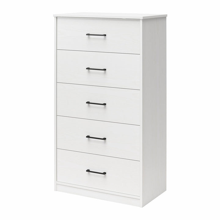 Grantville 5 Drawer Chest Zipcode Design™ Color: White