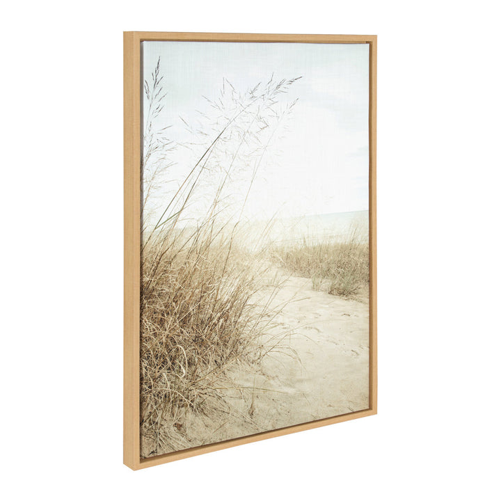 Dovecove Sylvie Beach Grasses Framed Canvas By Emiko And Mark Franzen Of F2images 23X33 White Dovecove Size: 23" x 33" Format: Natural
