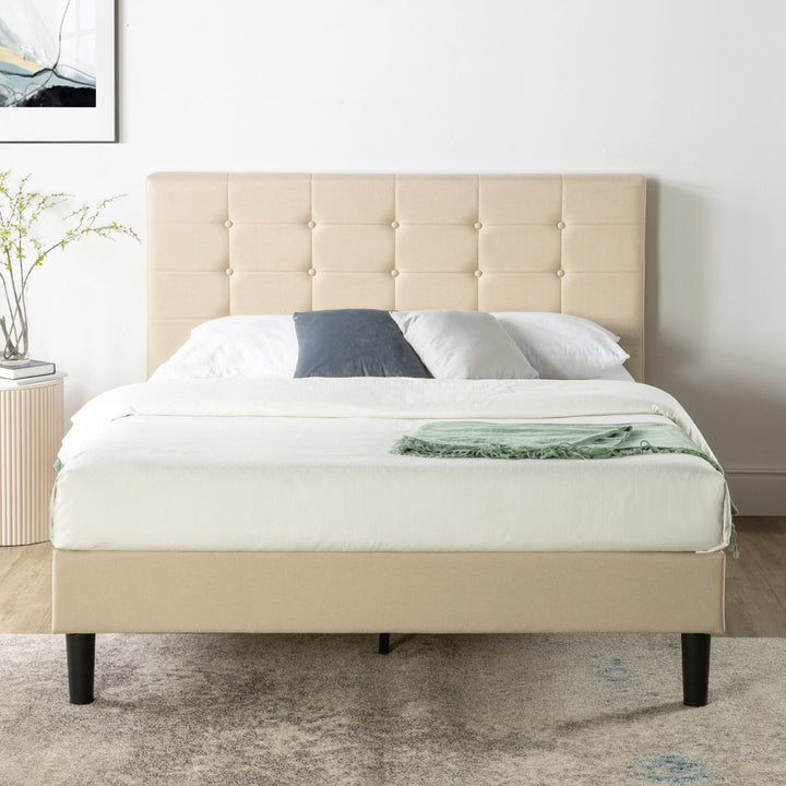 Leonard Tufted Upholstered Platform Bed Zipcode Design™ Size: Full