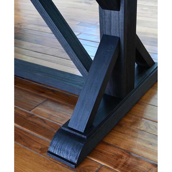 Fairmont 40" Pine Solid Wood Trestle Dining Table Birch Lane™