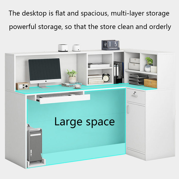 Wood Reception Desk Wade Logan®