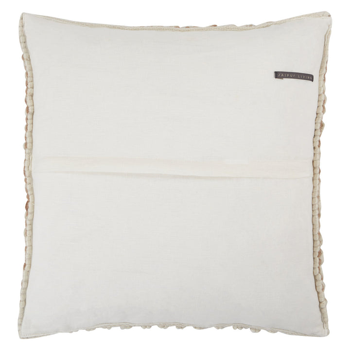 Toulon Wool Blend Throw Square Pillow Joss & Main Color: Tan/Ivory