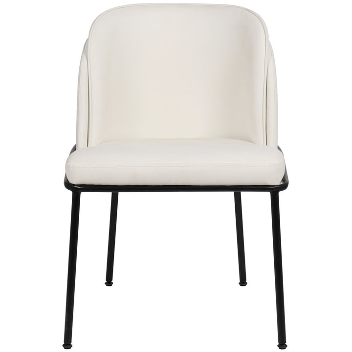 Philpott Faux Leather Dining Chair, Set Of 2 (Set of 2) Trent Austin Design® Upholstery Color: White