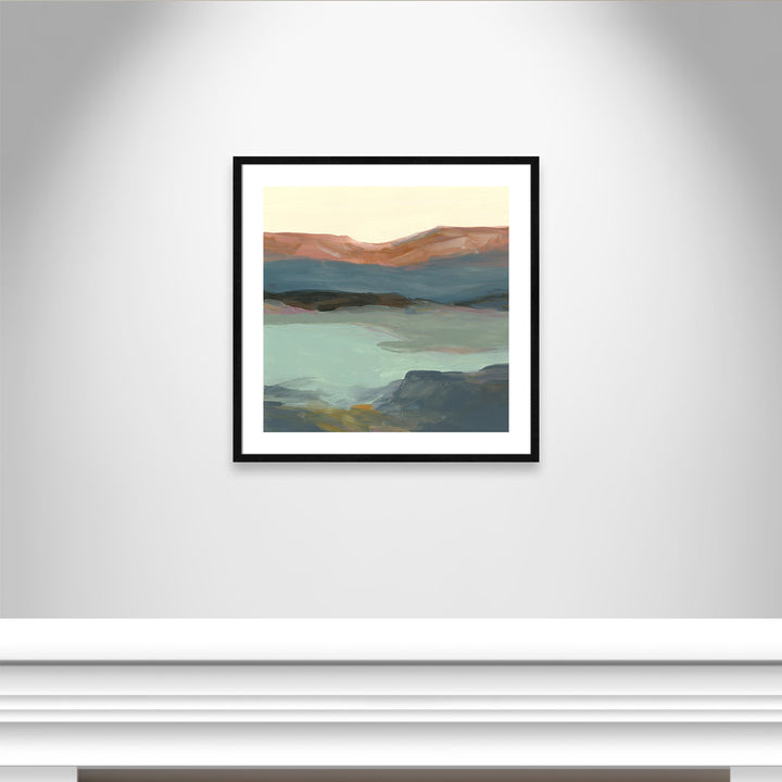 Rolling Bluffs by Carol Robinson - Painting Print Joss & Main Size: 28.75" H x 28.75" W x 0.75" D Format: Black Wood Framed Paper