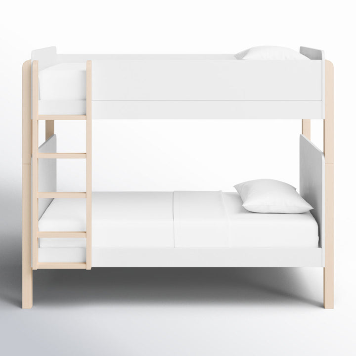 TipToe Twin Bunk Bed babyletto Color: White/Light Brown