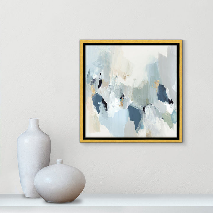 Little Talks II by Isabelle Z - Picture Frame Print on Canvas Casa Fine Arts Size: 13.5" H x 13.5" W x 2" D Format: Gold Framed Canvas