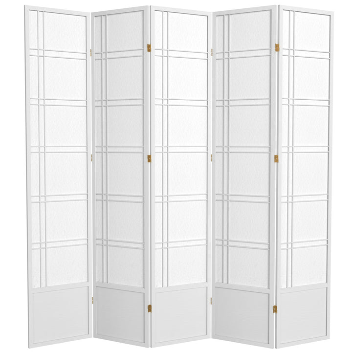 Keitez Folding Room Divider Winston Porter Color: White Number of Panels: 5 Panels