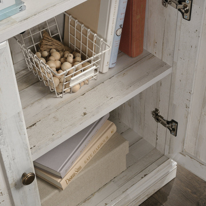 St. Nicholas 69.76" H x 35.27" W Standard Bookcase Red Barrel Studio® Color: White Plank