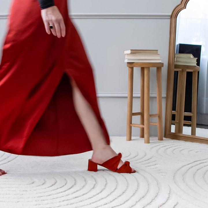 Ayjah Cream Modern Geometric Area Rug Wade Logan® Rug Size: Rectangle 7'10" x 10'