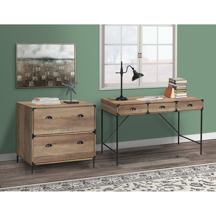 Wycombe 2-Drawer Lateral Filing Cabinet Laurel Foundry Modern Farmhouse® Color: Rustic Oak