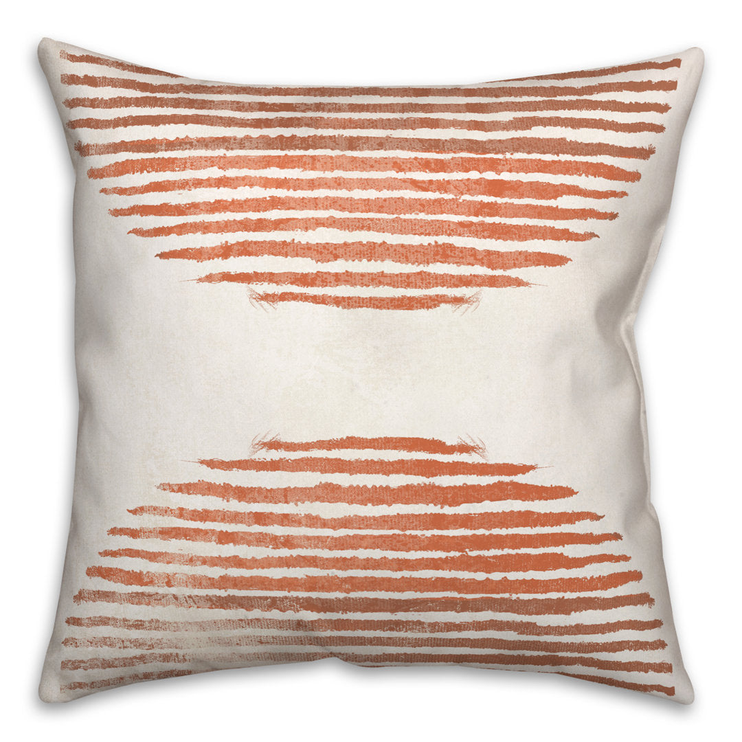 Terracotta Square Throw Pillow Designs Direct Creative Group