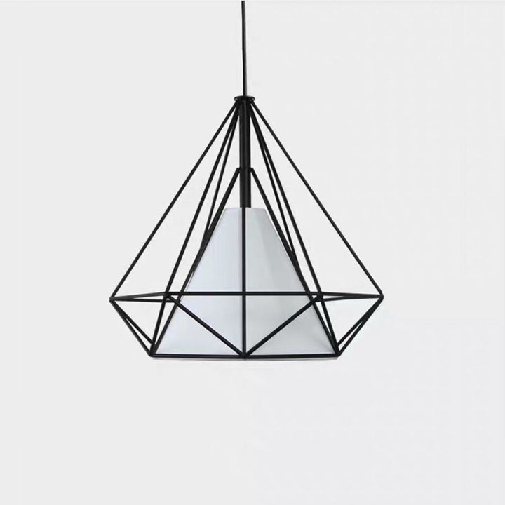 1 - Light Caged Geometric Pendant 17 Stories