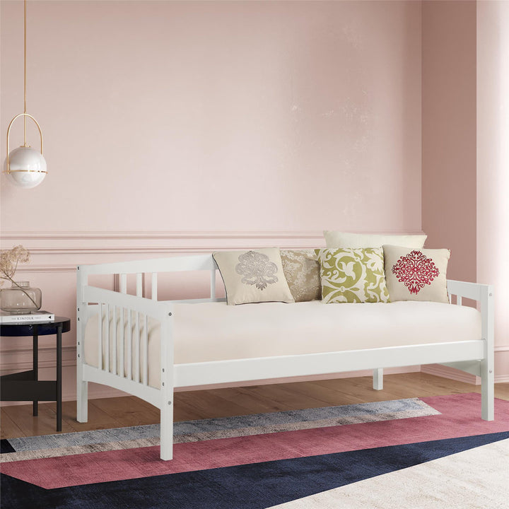 Kilgore Twin Solid Wood Daybed Red Barrel Studio® Color: White