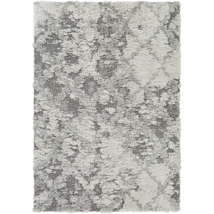 Dittman Geometric Gray/White Area Rug Wade Logan® Rug Size: Rectangle 8'10" x 12'