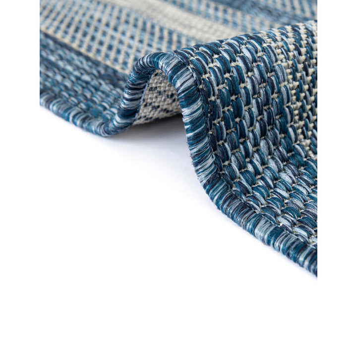 Swanee Blue Indoor / Outdoor Area Rug Arlmont & Co. Rug Size: Square 7'10"