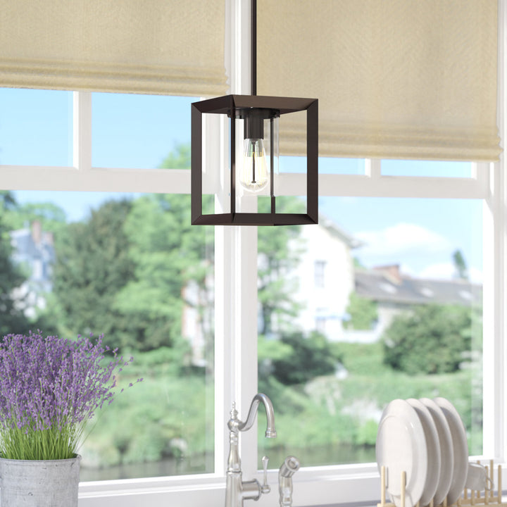 Holbeach 1 - Light Single Pendant with Glass Accents Trent Austin Design®
