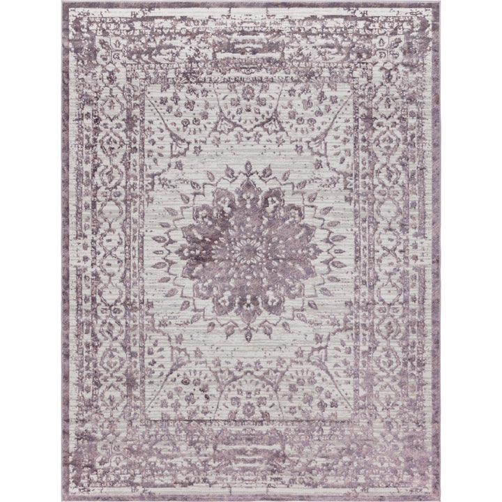 Alissa Oriental Violet Area Rug Grovelane Rug Size: Rectangle 8' x 10'