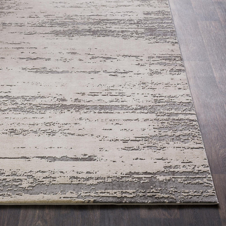 Bridgeton Abstract Gray/Khaki Area Rug Greyleigh™ Rug Size: Runner 2'7" x 10'