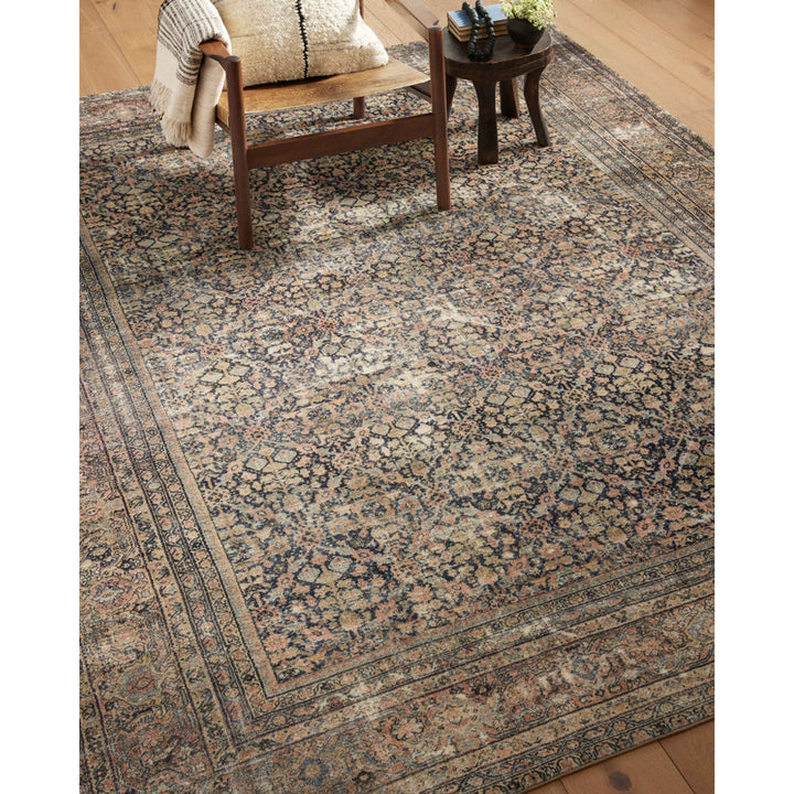 Amber Lewis x Loloi Morgan Denim/Multi Rug Amber Lewis x Loloi Rug Size: Rectangle 2' x 3'6"