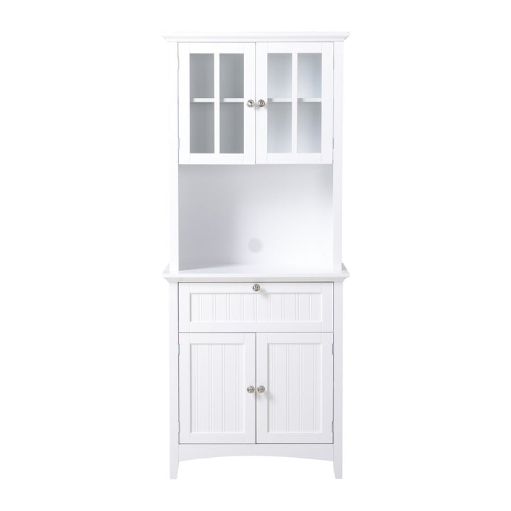 Sorens 70.25" Kitchen Pantry Highland Dunes Finish: White